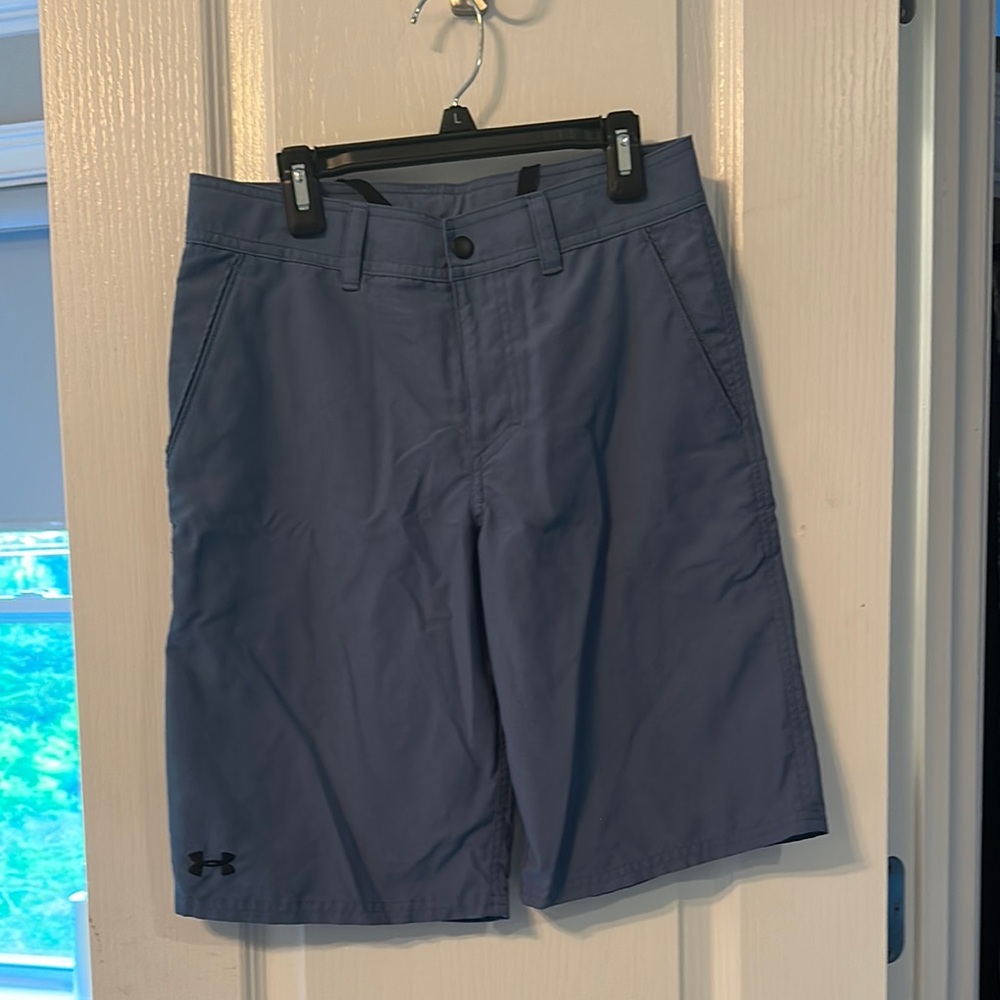 Under Armour Juniors/Men's Blue Golf Shorts